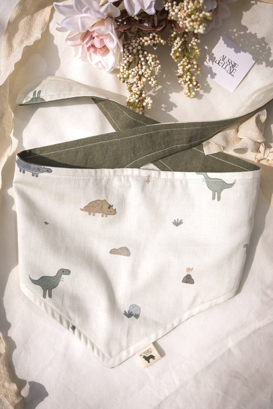 Modern - Off White med dinosaur