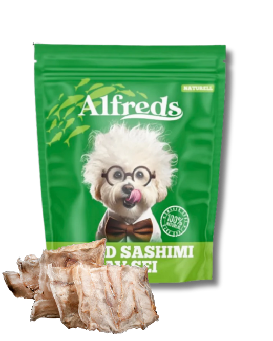 Tørket sashimi av sei