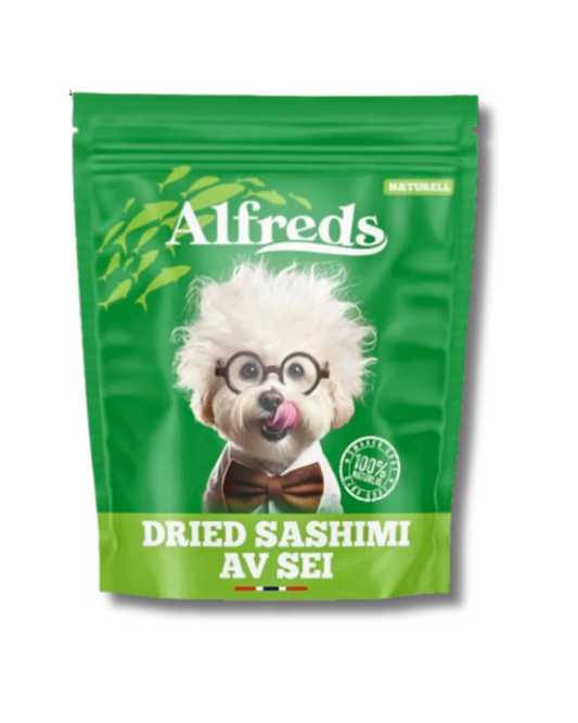 Tørket sashimi av sei