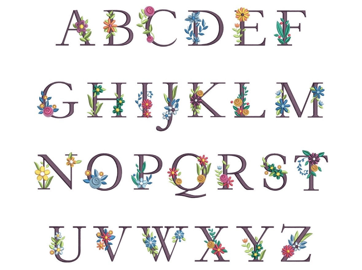 Vintage sløyfe - Naturbokstav