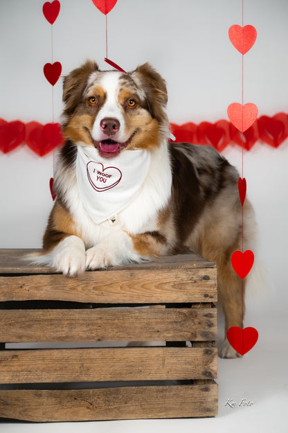 I woof you - Love note