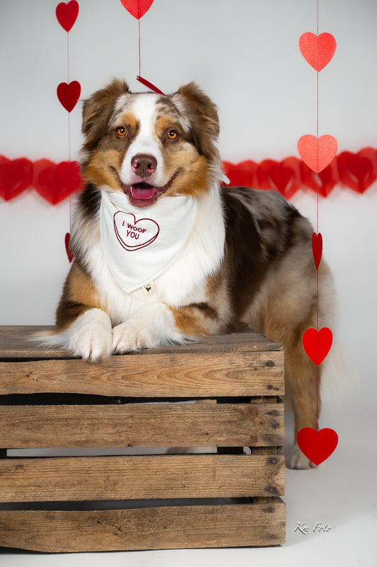 I woof you - Love note