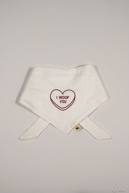 I woof you - Love note