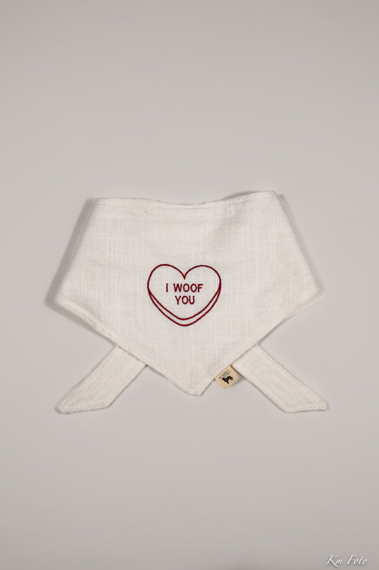 I woof you - Love note